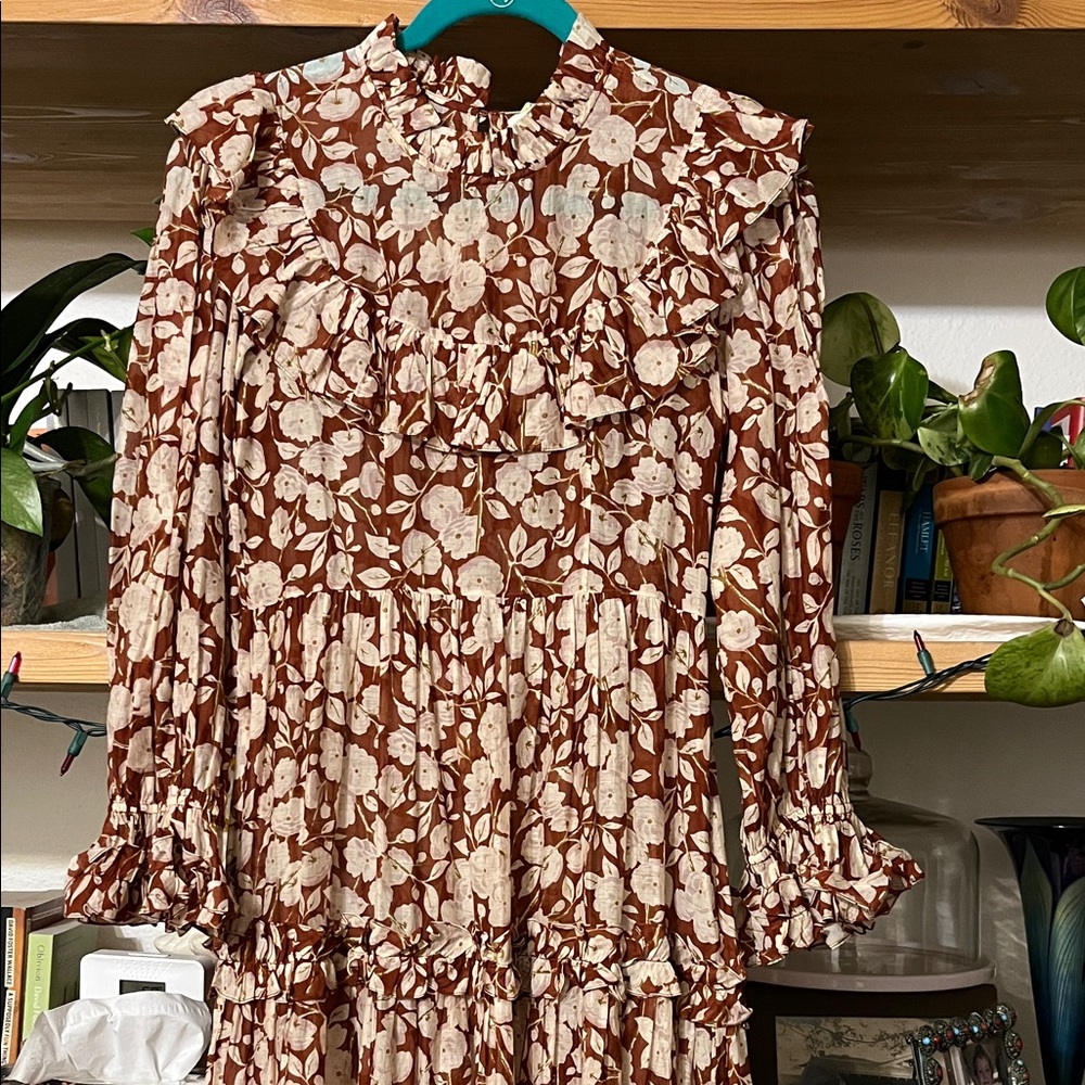 DOEN Caramel Dress in Ambridge Rose Red - NWT (red brown - not rose colored)